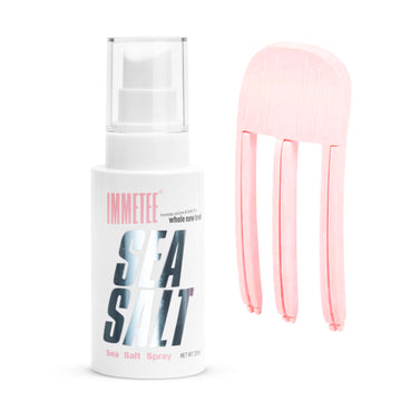 immetee Sea Salt Hair Spray,Texture&hairstyle,Beach Waves with Comb. 120ml